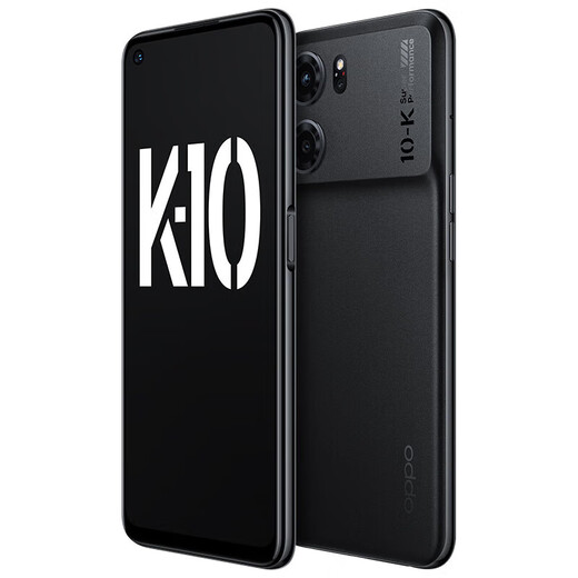 OPPOK10 天玑8000-MAX 金刚石VC液冷散热 120Hz 高帧屏 5G手机 暗夜黑 12GB+256GB 单机+第三方品牌快充+店保一年