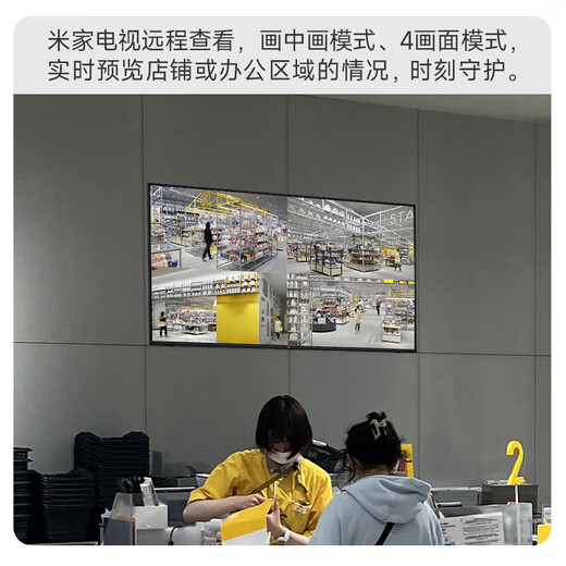xiaovv接入米家监控摄像头家用手机远程监控器360度无死角带夜视全景家庭语音可对话无线室内高清半球 【米家APP】双摄双画面+64G卡+延长线