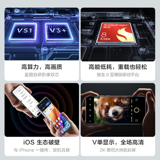 Vivo X200 Ultra 16GB+512GB Silver Tune de las tres principales lentes maestras de enfoque fijo Imagen autodesarrollada de la cámara dual Cámara V única teléfono móvil AI Teléfono móvil