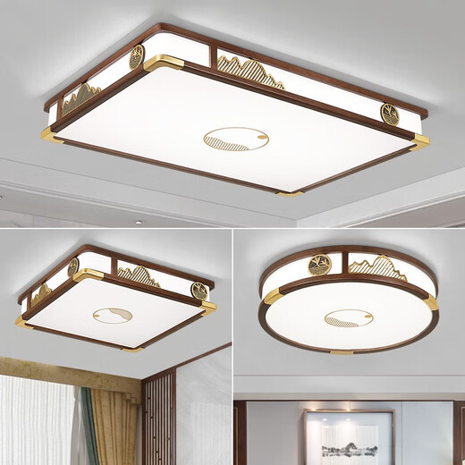 Iluminación Opp (ople) 2025 nueva lámpara nueva lámpara de techo de estilo chino lámpara de estar lámpara de oro alambre de oro lámpara de ventilador de comedor moderno china 1w 9896 redonda 56 tres colores