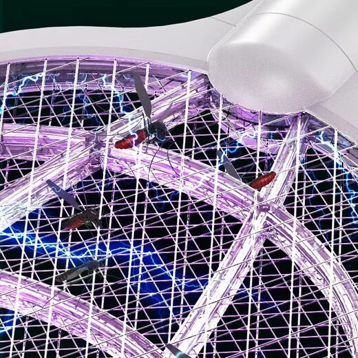 Joyoung 2025 electric mosquito swatter rechargeable powerful household two-in-one mosquito killer and repellent artifact lithium battery mosquito fly swatter mosquito killer lamp mini version (require your own battery)