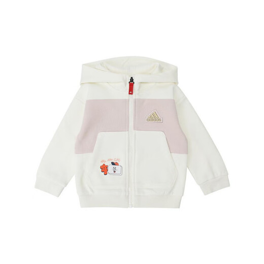 
Adidas (adidas) baby girl IN KN FZHD SET long-sleeved sports suit JF3882 JF3882 80
