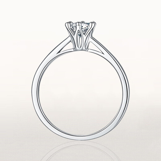 Star Eye Jewelry Diamond Ring for Women with Six Claws White 18K Gold Natural Diamond 1 Carat Special Offer Wedding Gift Diamond Ring for Women for Chinese Valentine's Day 18K Gold Six Claws - 1 Carat M-N Color SI Natural Diamond No. 9-20 Circle Number Leave a Message or Remark