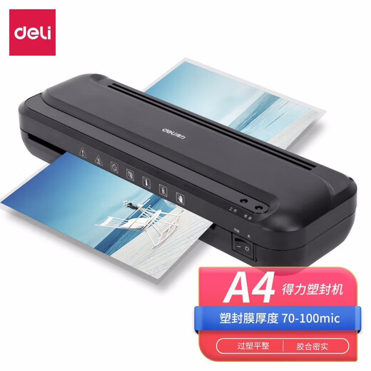 Deli A4/A3 Kunststoffversiegelungsmaschine Foto Plastikmaschinenfotofilm Film Beschichtungsmaschine Home Office Film Press Deli 3895/A3