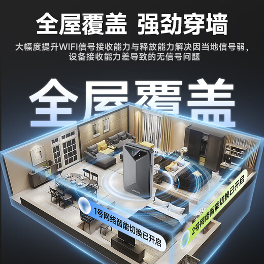 联想原装随身wifi6支持5G设备2025款移动无线上网卡官方正品免插卡全国通用网络无限流量便携式笔记本 联想高端【WiFi6Pro】极速光纤+3000毫安 2025款官方原装【支持5G/4G联想中兴等设备】