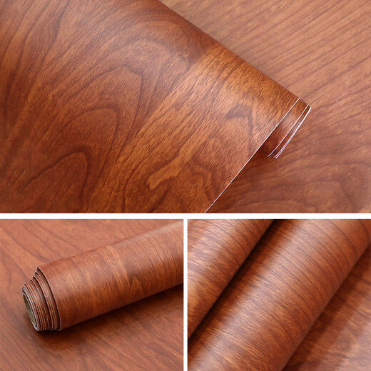 Cuttlefish furniture stickers imitation wood grain stickers self-adhesive apple pattern 60*300cm desk cabinet old furniture renovation stickers