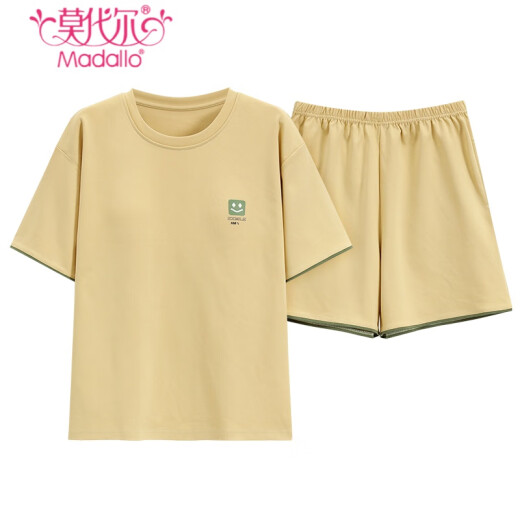 
Modal pajamas women's new summer pure cotton shorts shorts simple casual cotton thin style for outdoor wear. Z9854 M Recommended 80-100Jin [Jin equals 0.5 kg]