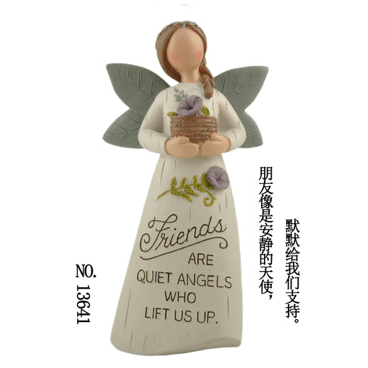 
OUOETY each piece has special meaning Original pure handmade characters cute angel desktop ornaments home decoration birthday gift lotus color 13586