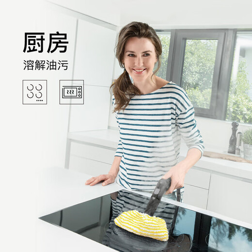 KARCHER offiziell generalüberholte Maschine, original importierter Dampfmopp, multifunktionaler Hochdruck- und Hochtemperatur-Dampfreiniger mit Sterilisationsrate von 99,99 % SC4 weiß