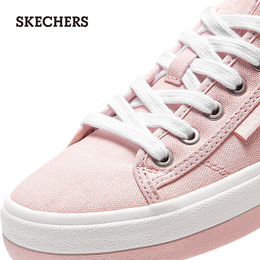Skechers斯凯奇女士休闲帆布鞋114664 裸粉色/BLSH 37