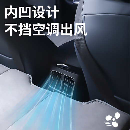 宝马X1汽车专用车载床垫后排睡垫可折叠床后座车上气垫睡觉神器车 宝马X1专车灰色-无储物袋 赠送 宝马X12023-2024款