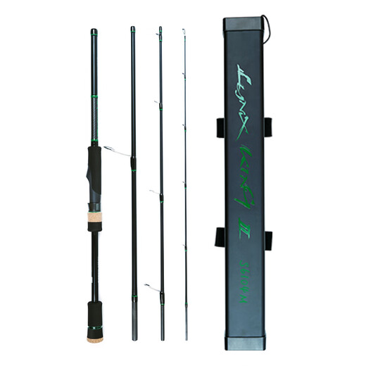 NS BlackHolens Links 2 Generation Multi-Knoten-Tragbare Köderstange Tilted Mandarin Fish Perch Stange Xianglin empfohlen 2 Generation Multi-Knot-Stab S-684ml Gerade Griff schnell (F)