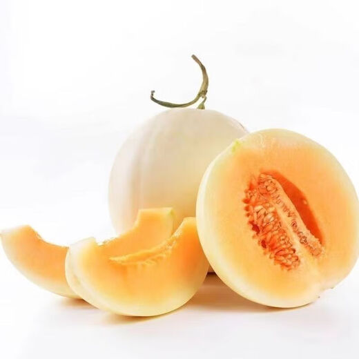 White sand honey melon seeds rock sugar melon seeds cantaloupe seeds spring, summer, autumn and winter balcony potted vegetables A white sand honey melon seeds 3 packs