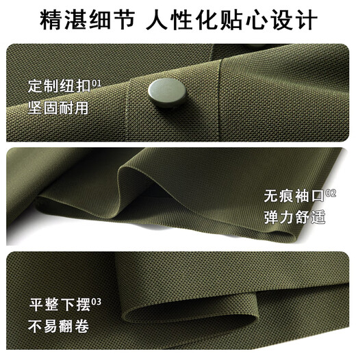 杉杉 【凉感爽滑】短袖POLO衫男弹力藏青色夏季休闲商务锦氨翻领T恤 FQP252S12358-5短袖 3XL