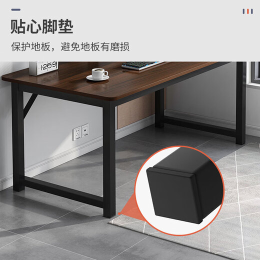 Shantoulin Village Home Office Schreibtisch Stuhl Computer Schreibtisch Desktop Einfache Schlafzimmer Einfacher moderne Miet kleiner Schreibtisch Büro Student Home 14070 Bienste Eiche Upgrade Diagonale Klammer Verstärkung