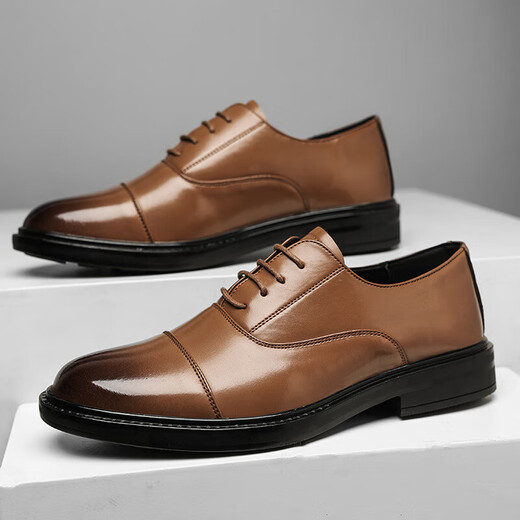 Yierkang Offizielle Website Casual Leather Schuhe Männer Britisch spitze Zehen Business Formale Wear Arbeiten Bräutigam Hochzeit Nachtclub Friseur Schwarz Koreanisch Version 6626 Schwarz 41