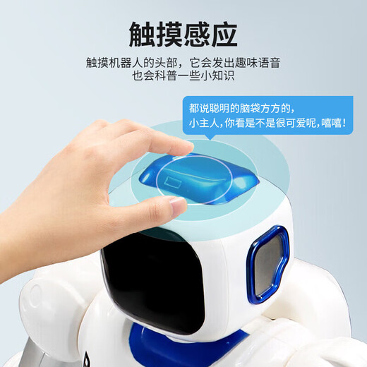 星仕励AI智能语音机器人玩具6-14岁早教益智玩具女孩男孩高端生日礼物 [高档礼盒]智趣陪伴机器人