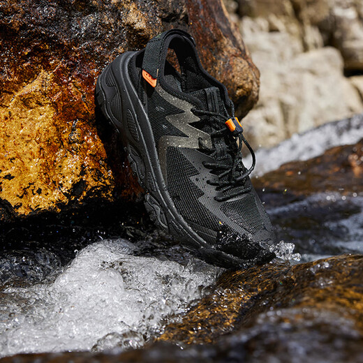 361 Grad Stream Tracing Schuhe Herren 2.0 Sandalen Herrenschuhe für sommerliche atmungsaktive Outdoor-Packungen ohne Schlupfwandercamping und watierende Sportschuhe Obsidian Schwarz/Rauch 42