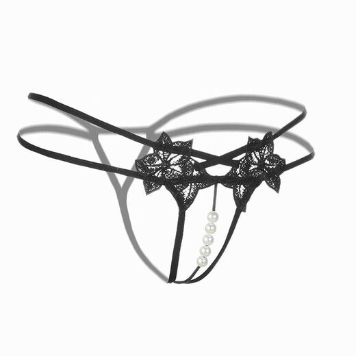 The Long Night Thong is perverted and stuffed with big beads. Sexy T-string with pearls and transparent lace. Sexy embroidered fire. The main picture is black. 2 small and 3 large beads. Embroidery 80-130 Jin Jin is equal to 0.5 kg.