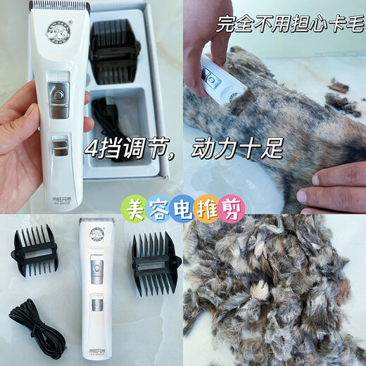 Laiwang brothers pet shaver dog shaving and shearing machine powerful non-stuck electric pet clipper PC-902 white