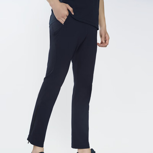DESCENTE [Japanese version] training pants sports men and women sports pants DTM-1311P navy blue XL