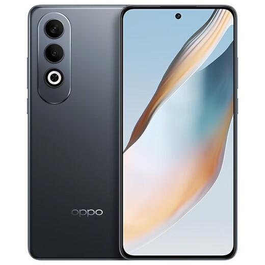 OPPO K12 Plus, long battery life, gaming cannon, 6400mAh, super durable large battery, 5G mobile phone K12 Plus, Xuanwu Black, 12GB+512GB, new simple configuration + 1-year store warranty + version consultation customer service
