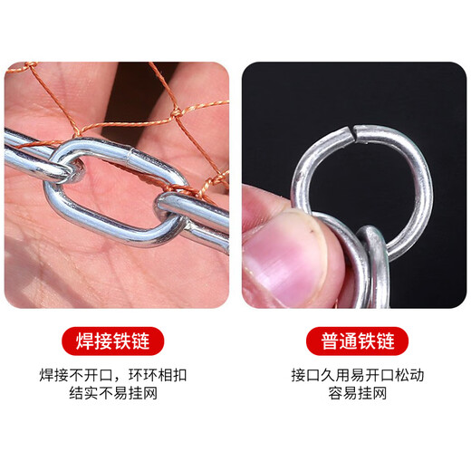 任鸟飞手抛网撒网铁链美式易抛渔网打渔网旋网抡网捕鱼轮胎线飞盘3.0米