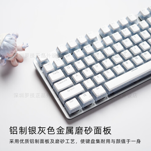 K845 Mechanischer Tastatur Kabelgebundenes Büro-Typing-Spiel E-Sport hochwertig Kristallpudding Grüne schwarze Teewelle K845-Glitzer Pudding Purple + G102 Weiß Kabelverbindung 104 Key Tea-Welle offizieller Standard
