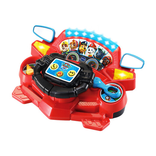 伟易达（Vtech）玩具汪汪队立大功救援车方向盘卡通IP仿真过家家男孩儿童生日礼物