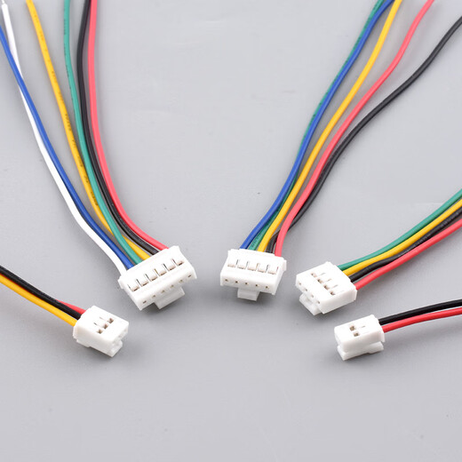 HY2.0mm terminal wire spacing 2.0mm 26awg color single-head electronic wire with lock connector 26AWG single-head male 6p150mm (10 pieces) No Specifications