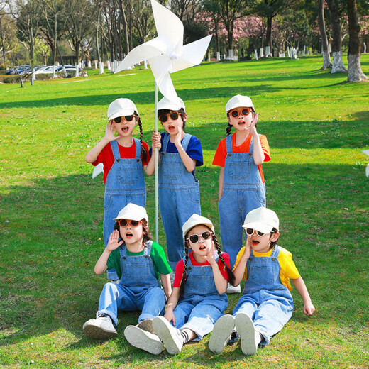 Disney 2025 Nouvelle salopette pour enfants de printemps et d'été pour les garçons et les filles mode polyvalent jean confortable