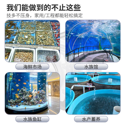 Bomba de oxígeno Bakale, aireador para estanque de peces, bomba de oxígeno para pecera de mariscos, bomba de oxígeno para peces de alta potencia, oxigenador electromagnético de 30W-6 orificios tipo A002 + paquete de piedra de aire (30Jin Jin es igual a 0,5 kg para peces)