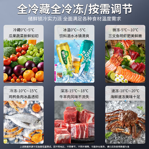 雪音冰柜减霜大容量卧式冷柜家用商用冷藏冷冻单温双温一级节能雪柜厨房囤货冰箱 688单温【智慧新款】长1.31米