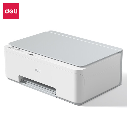 Deli color inkjet printer multi-function all-in-one office home small photo paper A4 paper high-definition printing copy scanning wireless wifi copier L511WS package comes with ink + photo paper + copy paper + socket