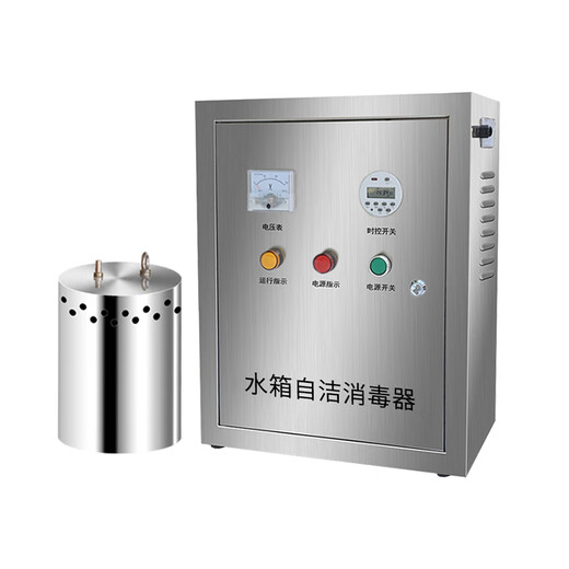 Post-drilling water tank ozone self-cleaning sterilizer built-in external type wts-2a water tank micro-electrolysis fully automatic water treatment machine WTS-2A single tank built-in type