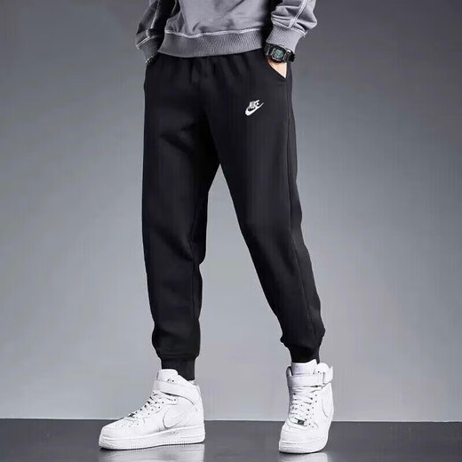 耐克（NIKE）g套装纯棉男 夏季运动POLO衫翻领短袖T恤 青年帅气针织长裤休闲裤 FN3895-100+FQ4331-010 M/170