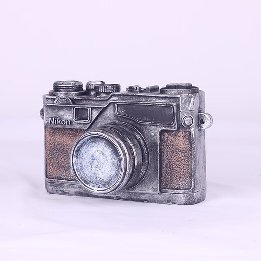 OUOETY American retro creative camera model ornament store home decoration coffee shop European craft decoration 16804 gold