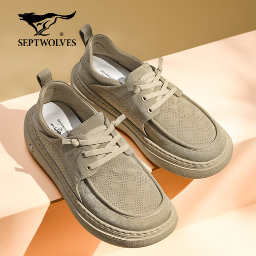 Siete lobos zapatos para hombres verano 2025 nuevos zapatos de lienzo
