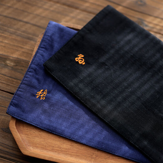 How cool embroidery handkerchief embroidery name for men, all cotton embroidery custom pure cotton handkerchief small square scarf boyfriend birthday gift blue blue