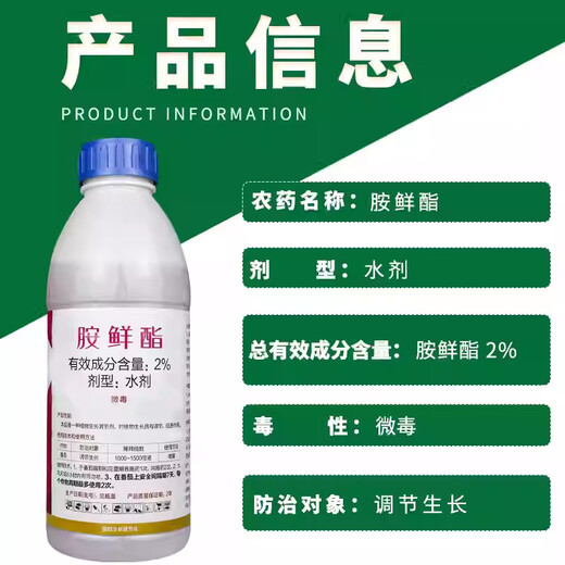 Jianpai 2% ethylamine promotes germination cell division, rooting, strong seedlings and enlarging fruits, stress-resistant growth regulator 500g
