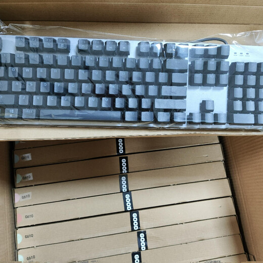 罗技G罗技二手K845机械键盘有线电竞游戏办公USB接口电脑专用 黑色 茶轴