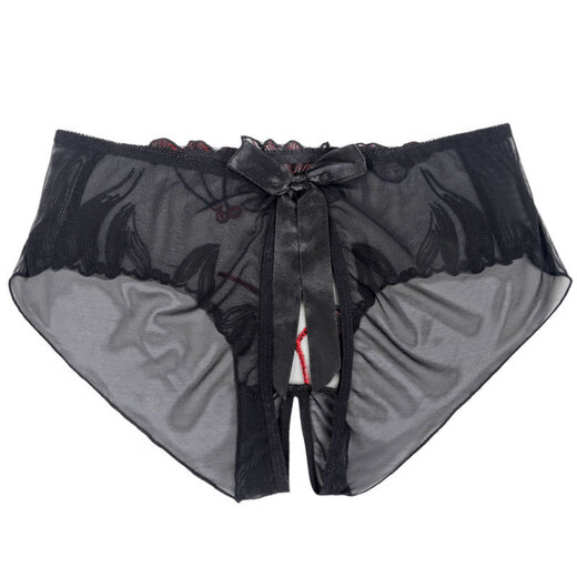Tulx sexy junge Frauen Unterwäsche Frauen sexy Spitze offener Schritt frei von Shorts Heiße Versuchung T-Shirt 838 Pink 1 L 110-130jin [Jin gleich 0,5 kg]