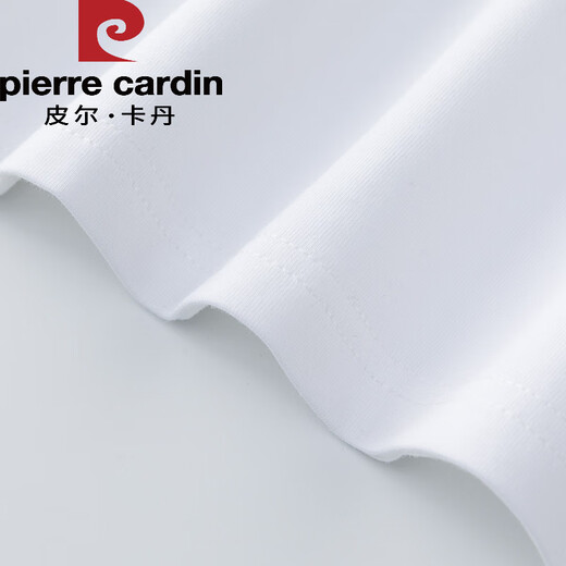 Pier Cardin Summer 2025 New Pure Cotton White T-shirt Women's Short Sleeve Loose T-shirt Students' Versatile Shoulder T-shirt Top 6172 Leather Powder Short Sleeve M (Suggested 80-105Jin [Jin equals 0.5 kg])
