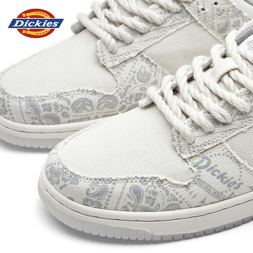 Dickies zapatos de tablero para hombres zapatos casuales transpirables versátiles bajos zapatos planos para hombres zapatos de moda grises 42