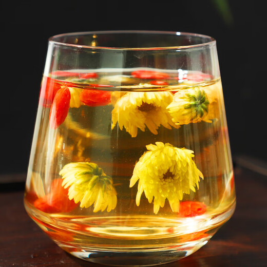 茗愿枸杞菊花茶【发2罐】胎菊宁夏原产红枸杞子泡水喝的养生茶叶组合 【共240克组合】