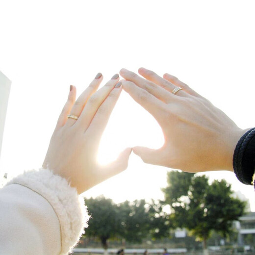 Yadige color gold ring for women rose gold three-color classic love couple ring for men 18K gold jewelry diamond wedding ring 3.5mm diamond-free customized