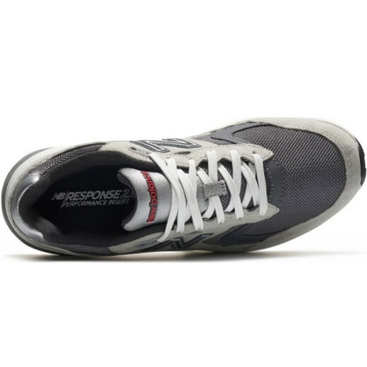 New Balance880 'Gun Metal' de tela simple y retro de cuero artificial de cuero de cuero de cuero de piel baja de zapatillas para hombres de 2e de 2e 40 40