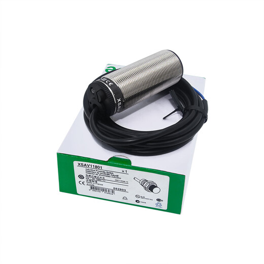 
Wen Yijia customized inductive speed switch XSAV11801 speed sensor 12801/11373/12373 speed monitoring Black XSAV12801 2-wire AC and DC Normal model