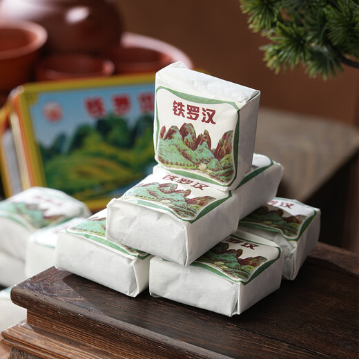 中茶海堤茶叶 铁罗汉茶AT106岩茶福建乌龙茶足火 【经典手工】AT106 60g*1盒
