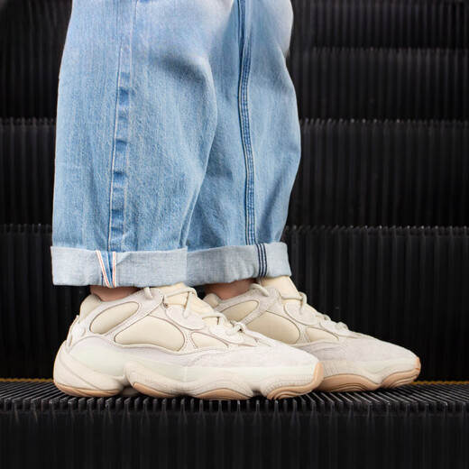 Adidas (adidas) Chinese Valentine's Day gift Yeezy 500 stones, beige white raw glue, autumn and winter coconut, dad shoes FW4839 FW4839<spot instant delivery> 38
